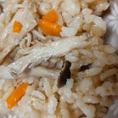 白米と押し麦で
美味しかったです！